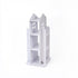 Rotating Castle Bookcase White Kids Bookshelf Rack Wooden Display Shelf