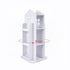 Rotating Castle Bookcase White Kids Bookshelf Rack Wooden Display Shelf