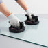 2x20cm 500kg Vacuum Suction Cup Glass Lifter Granite Sucker Pump Lift Heavy Duty