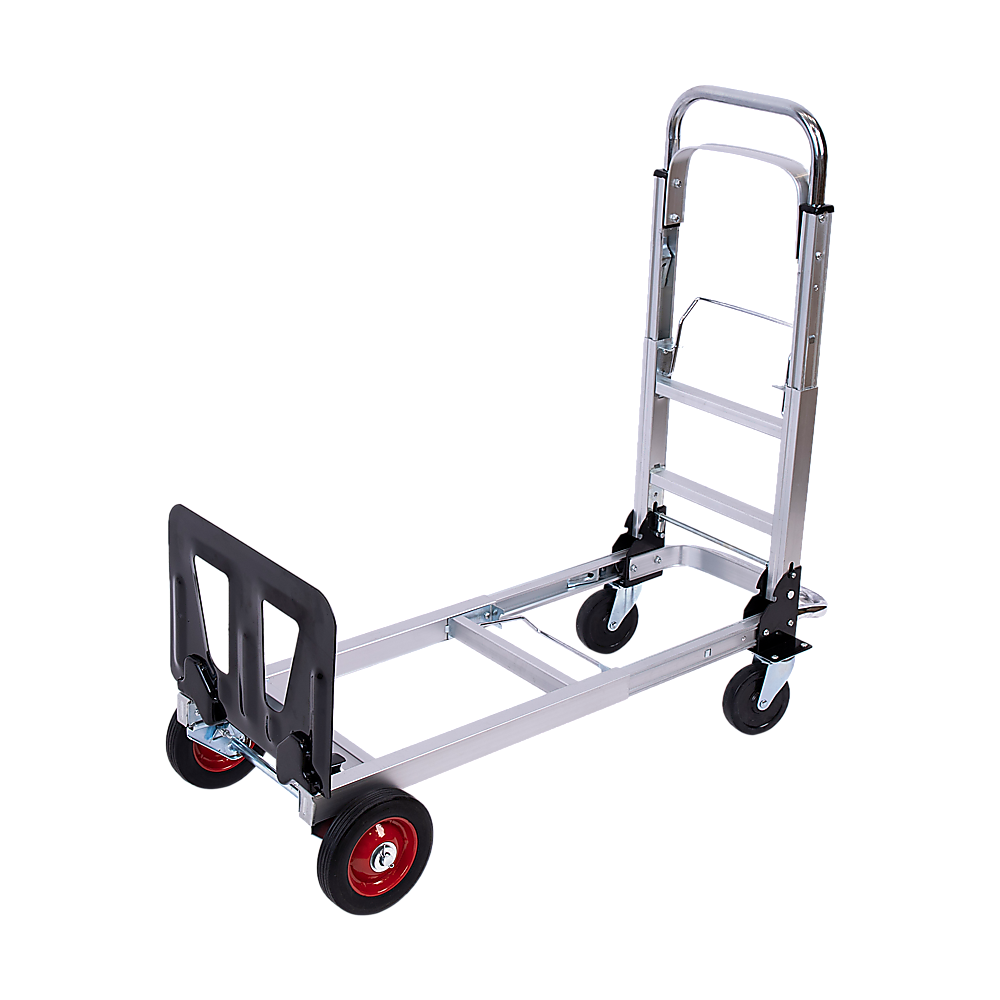 Hand Truck 2 in 1 Folding Dolly Cart 180kg Capacity Heavy Duty Aluminium