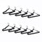 100x Metal Clothes Hangers Non Anti Slip Rubber Coated Wire Suit Coat Hanger
