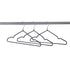 100x Metal Clothes Hangers Non Anti Slip Rubber Coated Wire Suit Coat Hanger