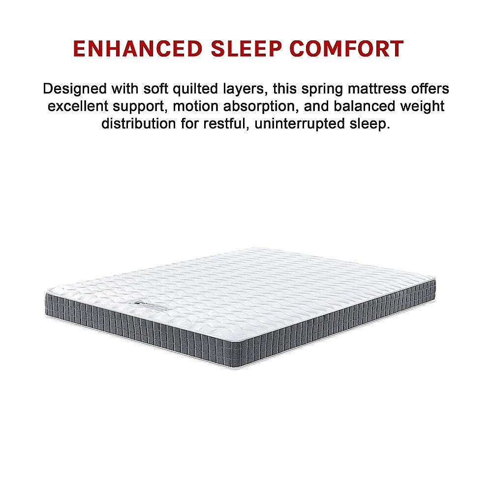 Palermo Queen Size Pocket Spring Mattress - OEKO-TEX & CertiPUR-US Certified
