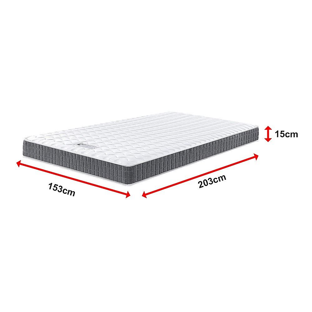 Palermo Queen Size Pocket Spring Mattress - OEKO-TEX & CertiPUR-US Certified