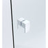 Brass Shower Door Square double pull Handle in Chrome