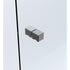 Brass Shower Door Square knob Handle in Gunmetal