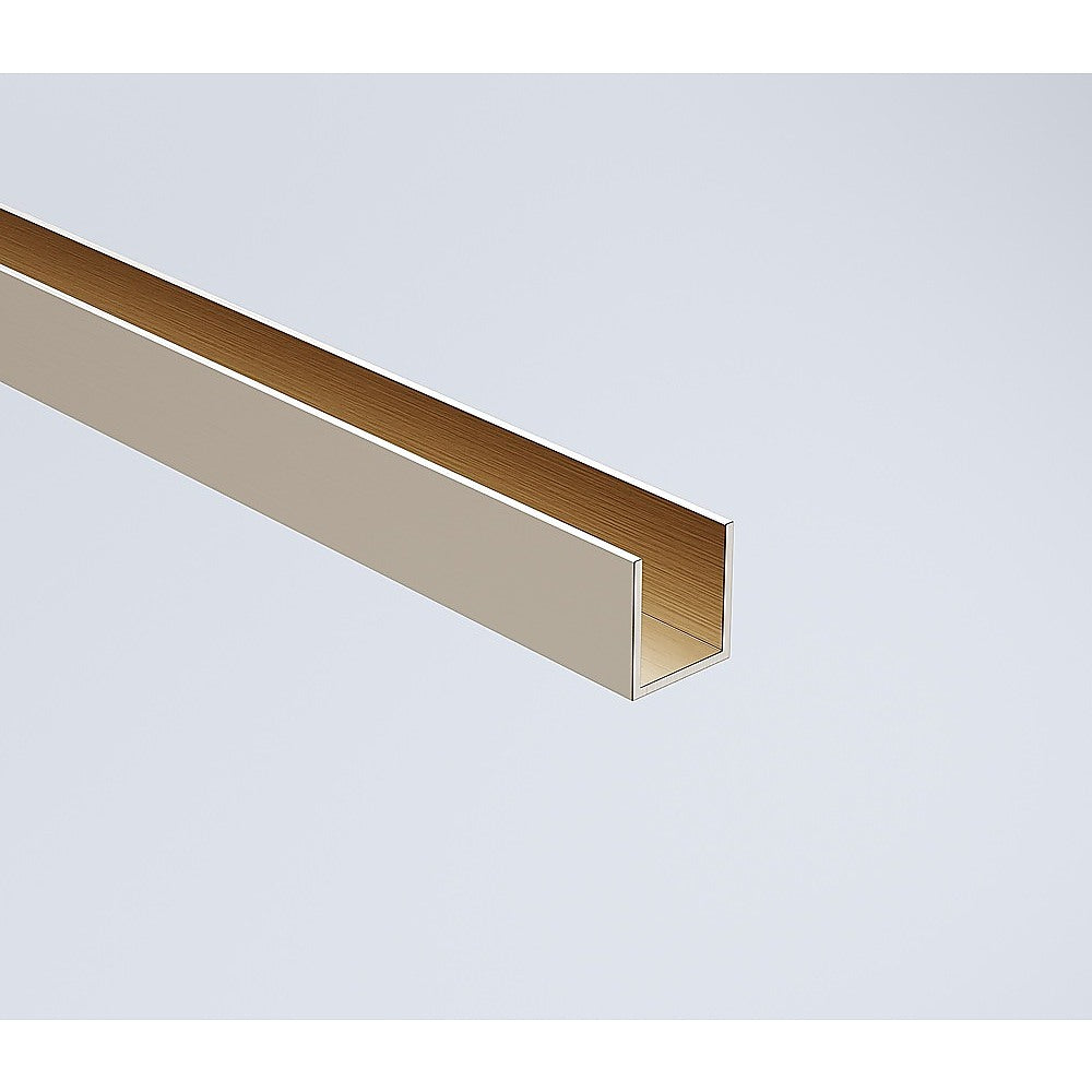 Glass Shower Screen 120cm Floor Channel in Nickel
