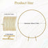 250cm Round Balloon Arch Frame Stand Gold