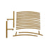 250cm Round Balloon Arch Frame Stand Gold