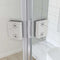 180 Degree Stainless steel Glass-to-Glass Shower Door Hinge in Chrome