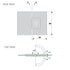 180 Degree Stainless steel Glass-to-Glass Shower Door Hinge in Gunmetal