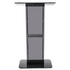 120cm Acrylic Podium Stand Black