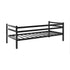 Single Daybed Metal Frame Sofa Premium Black Day Bed Steel Support