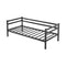 Single Daybed Metal Frame Sofa Premium Black Day Bed Steel Support