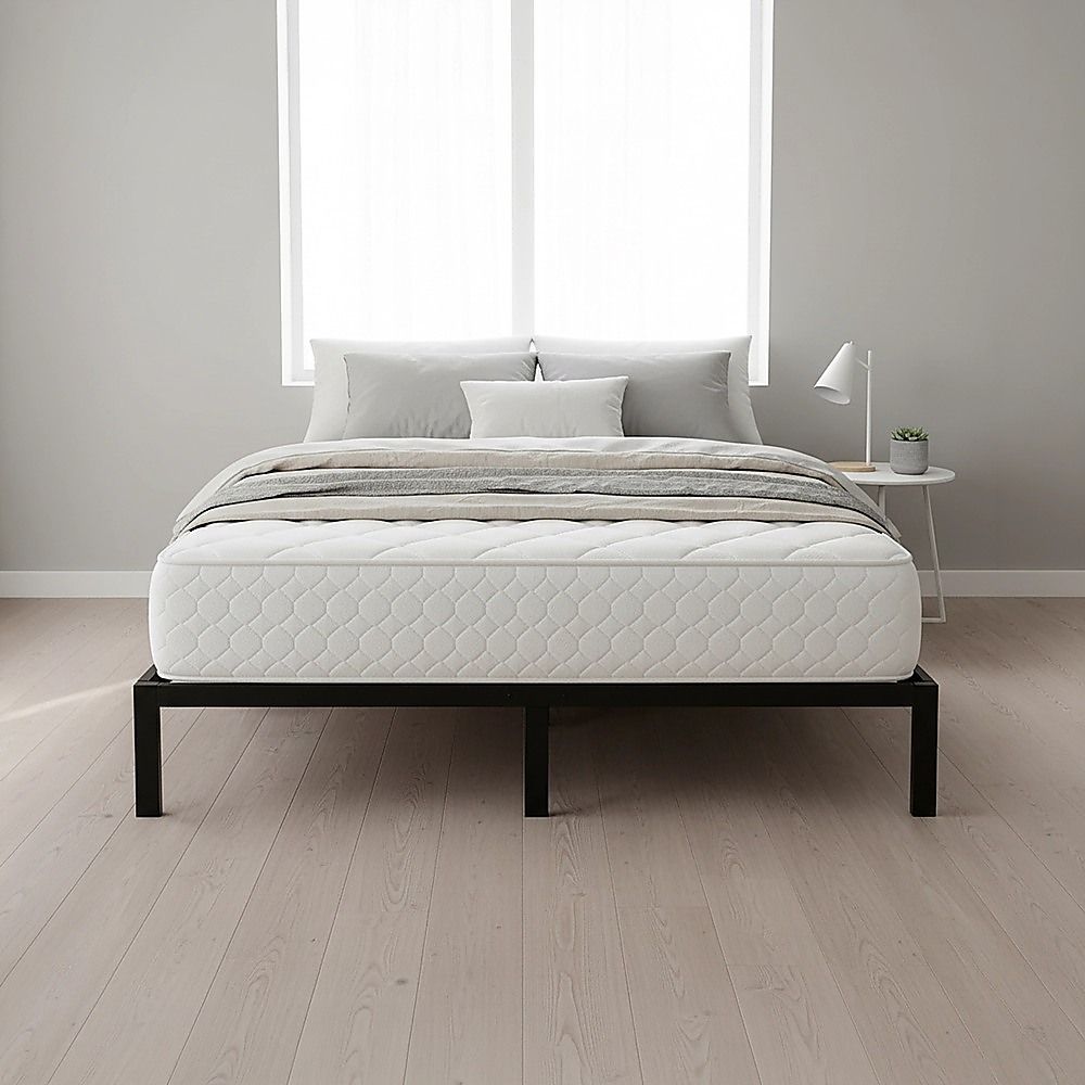 King Full Metal Bed Frame Base – Sturdy Steel Bed Base for Australian Mattress