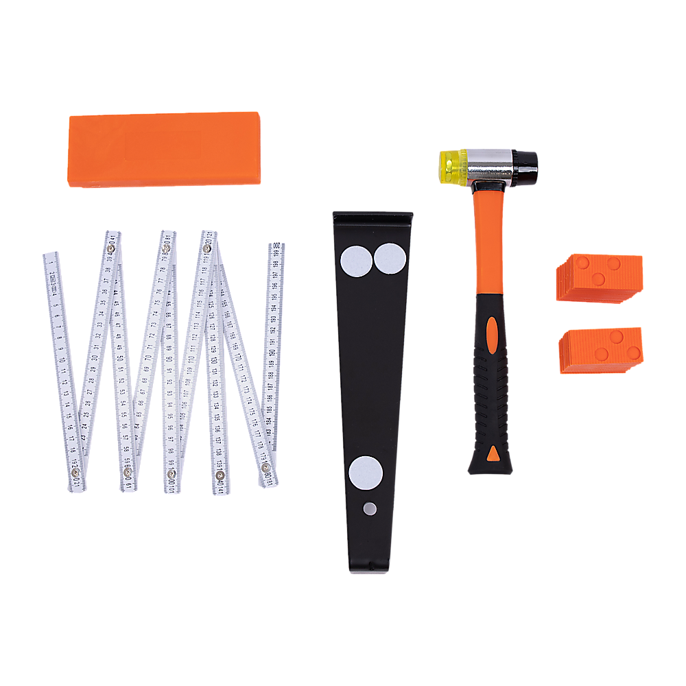 48Pc Laminate Wood Flooring Installation Kit Tapping Block Rubber Mallet