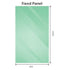 100x80cm Corner Frameless Shower Screen with Chrome Channel and Brass Hinges, Round Handle