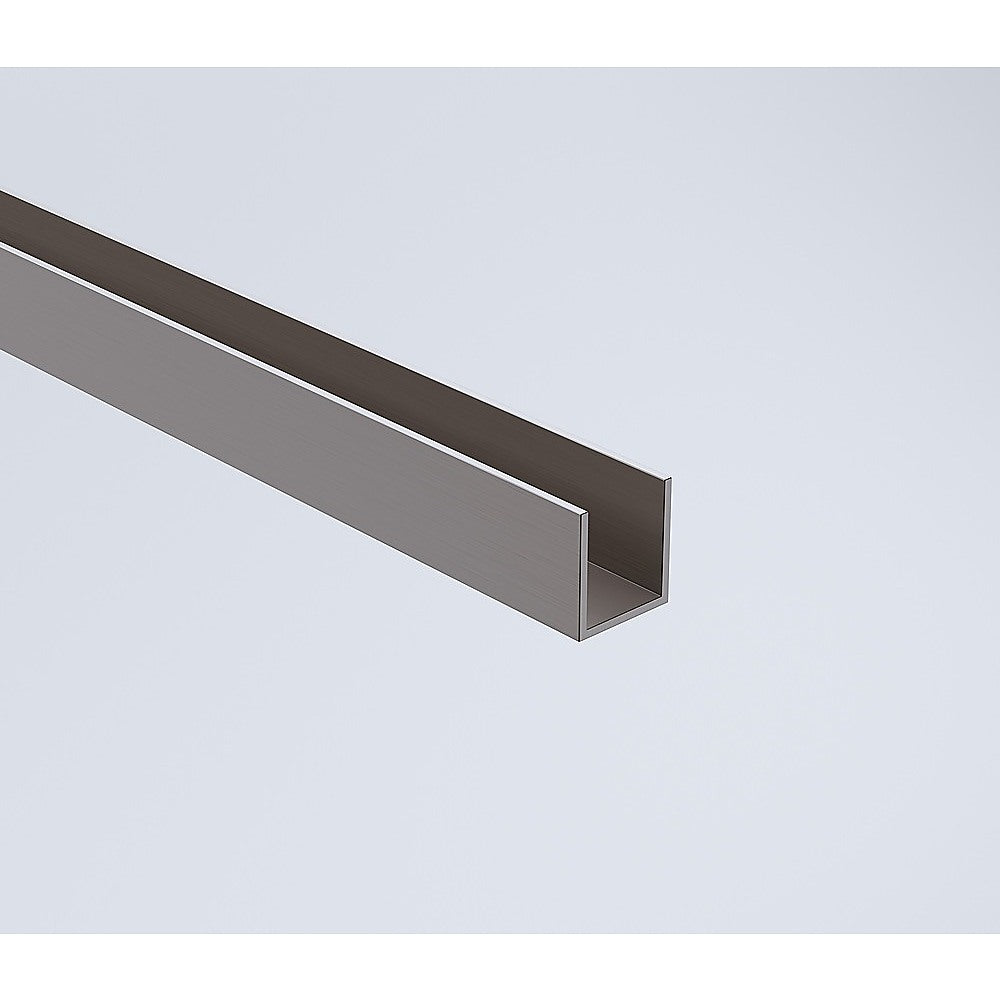 120x110cm Corner Frameless Shower Screen – Gunmetal Wall Channel with Brass Hinges for Elegant Bathrooms