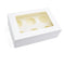 Cupcake Box 6 Holes Window Cake Party Favour 100 Boxes