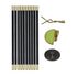 9m Drain Rod Set Kit Plunger Worm Scraper Cleaning Rods Rodding Carry Bag