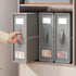 4PCS Foldable Bed Sheet Set Organizer Fabric Storage Bins with Handle Storage Box
