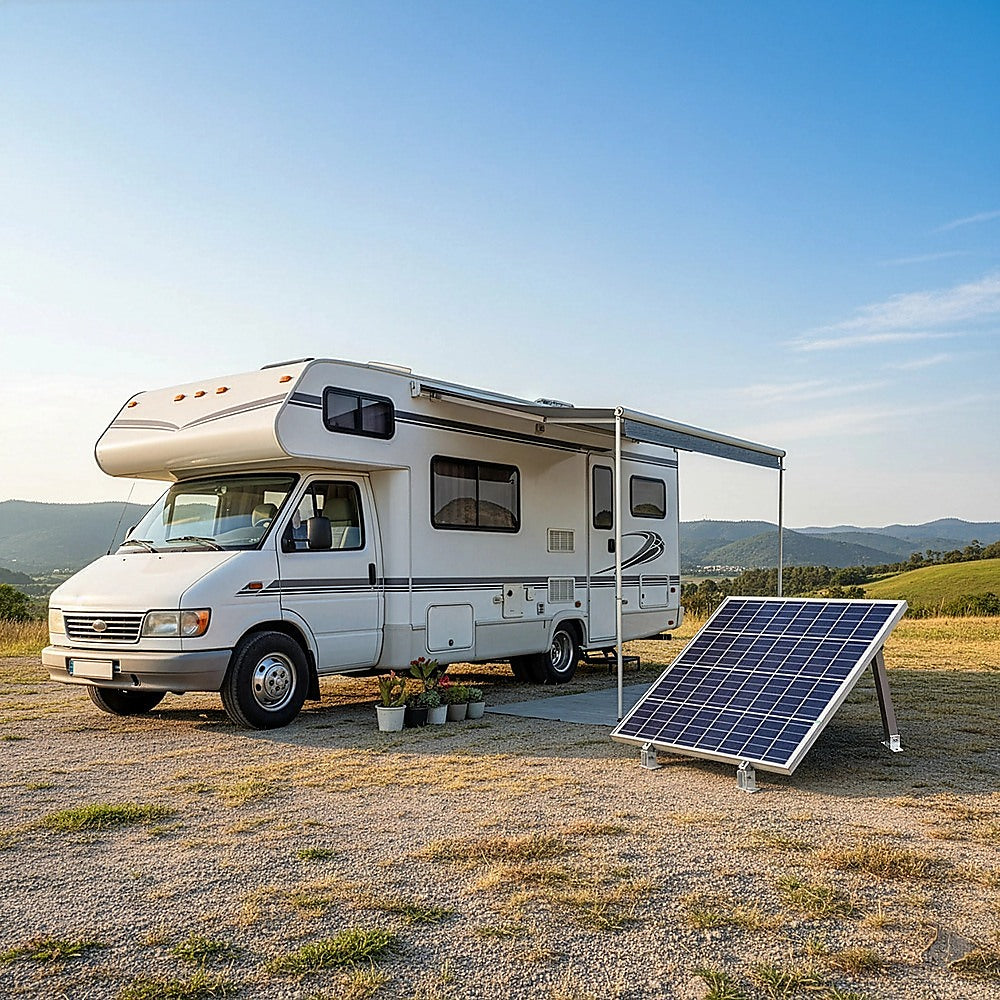 Adjustable Solar Panel Tilt Mount Brackets Kit – Roof, Ground & Boat Mounting System for Secure Installation