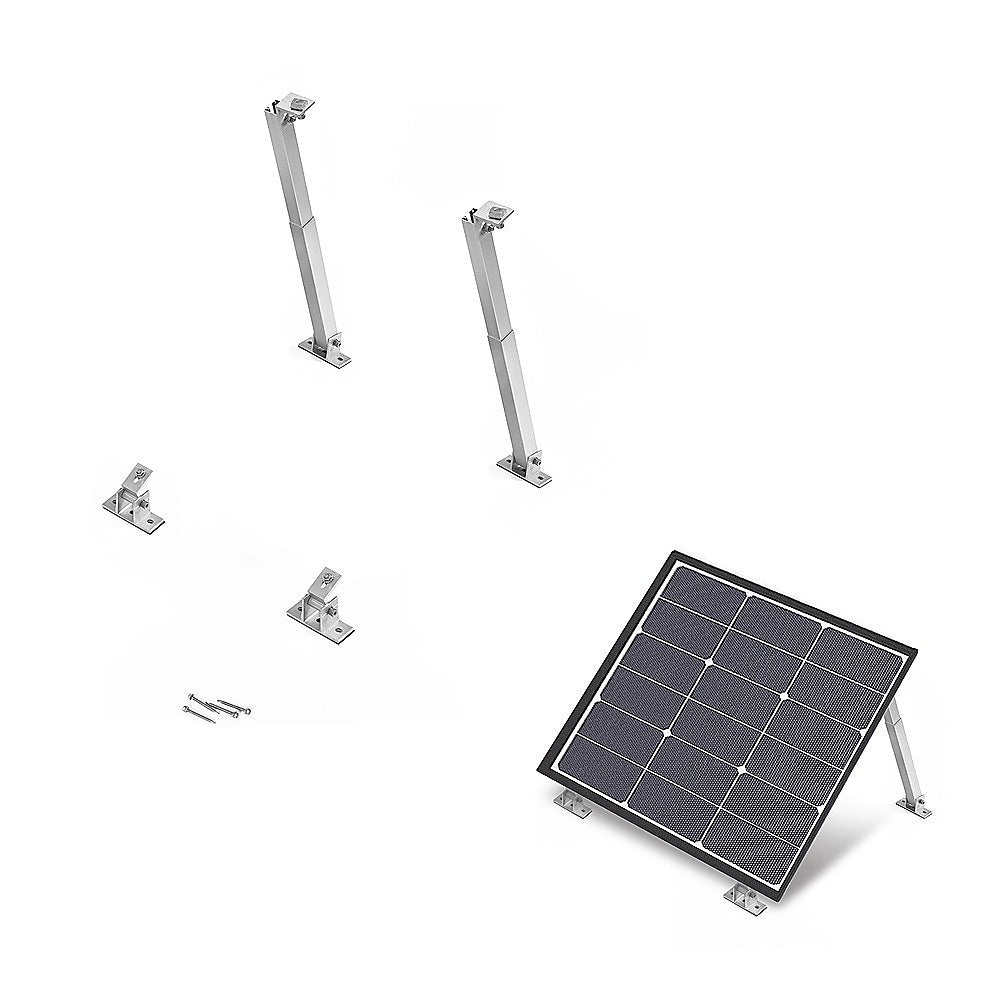 Adjustable Solar Panel Tilt Mount Brackets Kit – Roof, Ground & Boat Mounting System for Secure Installation