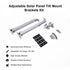 Adjustable Solar Panel Tilt Mount Brackets Kit – Roof, Ground & Boat Mounting System for Secure Installation