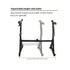 Z-style Keyboard Stand Heavy-Duty Piano Stand Portable