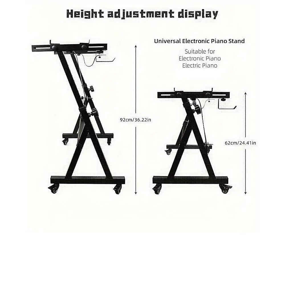 Z-style Keyboard Stand Heavy-Duty Piano Stand Portable