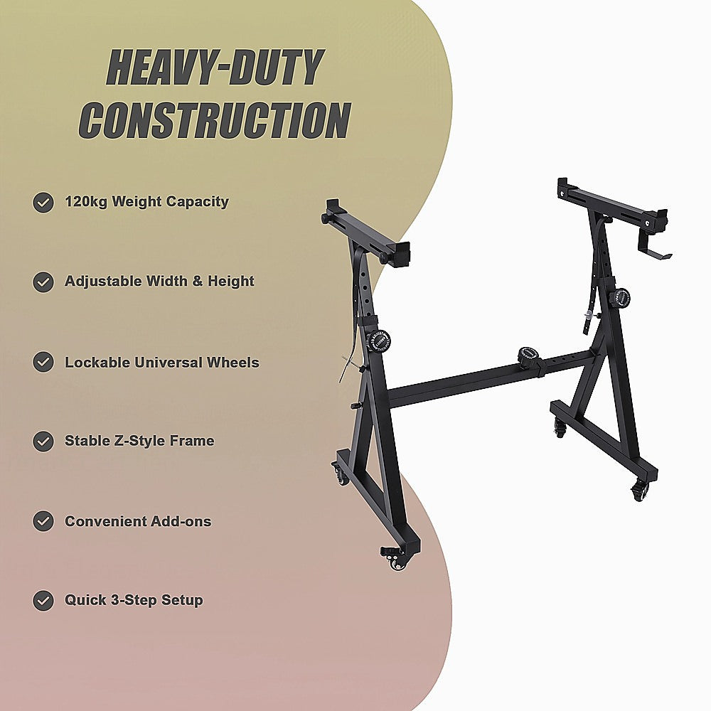 Z-Style Keyboard Stand – Heavy Duty Adjustable Piano Stand for Digital Keyboards & Portable Use