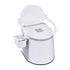 19L Camping Portable Toilet – Outdoor & Indoor Travel Commode Potty with Built-In Tissue Box
