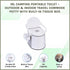 19L Camping Portable Toilet – Outdoor & Indoor Travel Commode Potty with Built-In Tissue Box