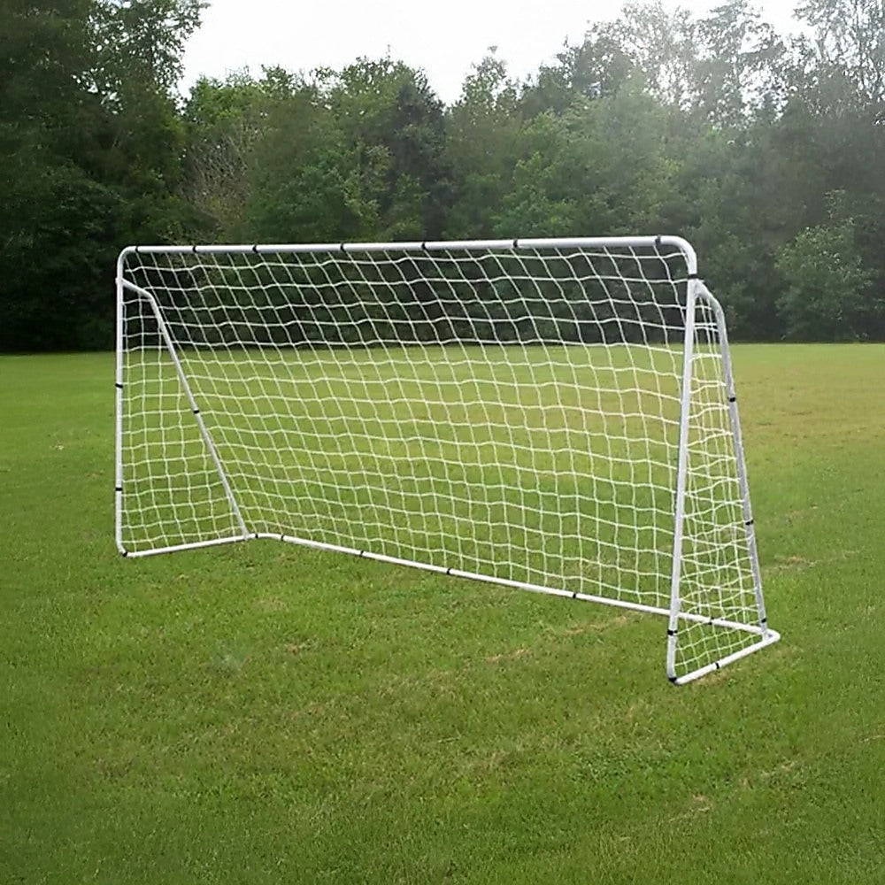 3.6m x 1.8m Portable Soccer Goal Net Steel Post Frame Backyard Football Training Set