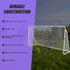 3.6m x 1.8m Portable Soccer Goal Net Steel Post Frame Backyard Football Training Set
