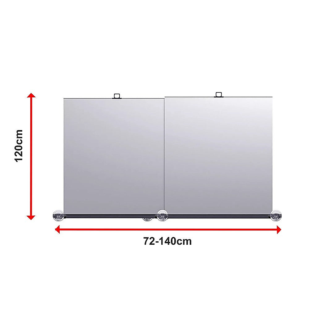 Retractable Sunshade for Car Windshield