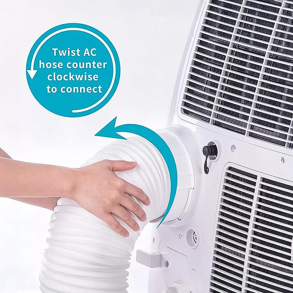 Portable Air Conditioner Window Kit – Exhaust Hose Adaptor Pipe & Slide Plate