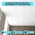 12x Smooth Drop Ceiling Tile 2ft x 2ft PVC Ceiling Panel
