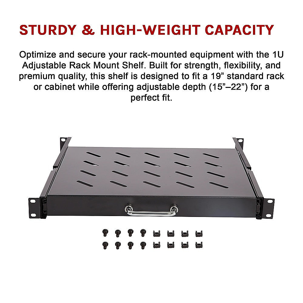Sliding Rack Server Shelf 1U 19