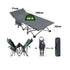 Camping Bed Elevated Cot with Mattress – Foldable Outdoor Sleeping Bed for Adults