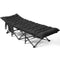 Camping Bed Elevated Cot with Mattress – Foldable Outdoor Sleeping Bed for Adults