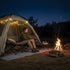 Camping Bed Elevated Cot with Mattress Foldable Outdoor Adult Sleeping