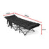 Camping Bed Elevated Cot with Mattress Foldable Outdoor Adult Sleeping