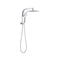 Wall Mounted Chrome Dual Shower Mixer – Rainfall & Handheld Massage Head