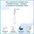 Wall Mounted Chrome Dual Shower Mixer – Rainfall & Handheld Massage Head