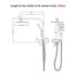 Wall Mounted Chrome Dual Shower Mixer – Rainfall & Handheld Massage Head