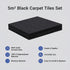 5m² Black Carpet Tiles Set – Commercial & Domestic Flooring for Office, Retail, Home