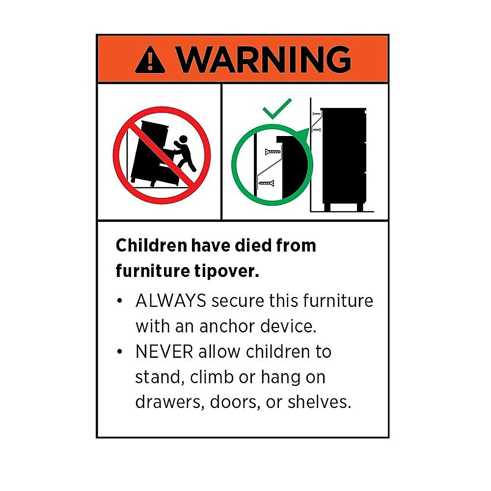 3 Door White Wardrobe – Gold Handles, Hanging Rail & Shelves