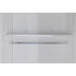 4 Door White Wardrobe Cabinet – Hanging Rail, Shelves & White Handles