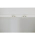4 Door White Wardrobe Cabinet – Hanging Rail, Shelves & White Handles